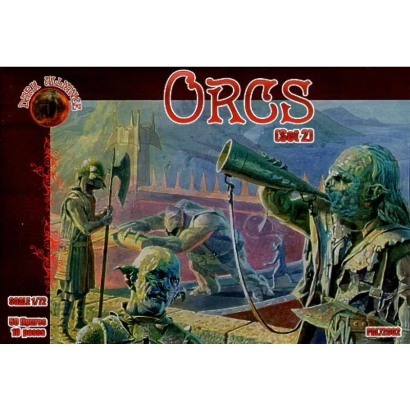 Orcs set 2 50 figures/10 poses 