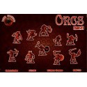 Orcs set 2 50 figures/10 poses Figures for figurine game