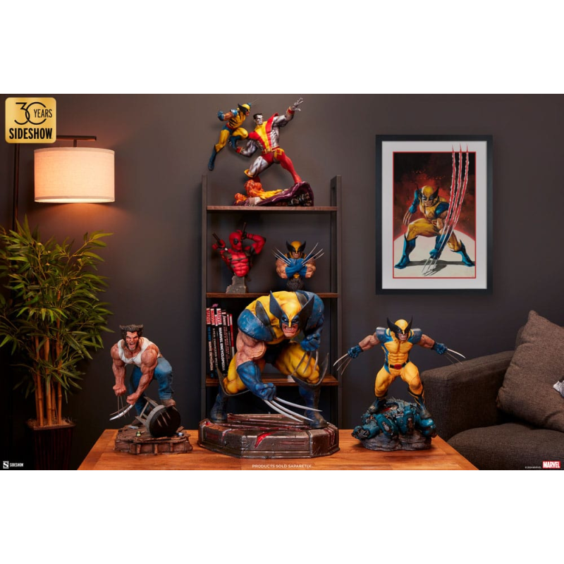 Marvel statuette Wolverine: Berserker Rage 48 cm Sideshow Collectibles