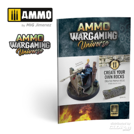 AMMO WARGAMING UNIVERSE Book 11 – Create your own Rocks (Multilingual Book) 