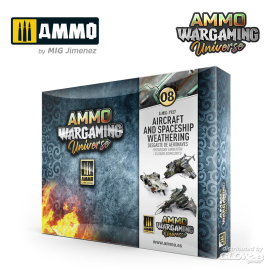 AMMO WARGAMING UNIVERSE 08 - Aircraft and Spaceship Weathering Paint 
