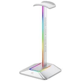 FragON - Watchtower 2U RGB Headphone & Headset Stand Silver 