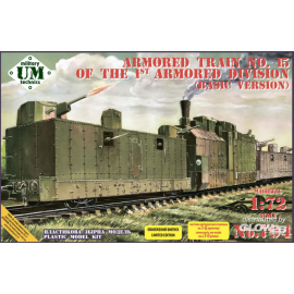 Armored train No.15 of the 1st. armored division (basic version) Model kit 