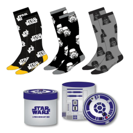 STAR WARS - Pack of 3 Pairs of Socks (Size 36-43) 