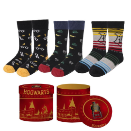 HARRY POTTER - Pack of 3 Pairs of Socks (Size 36-43) 