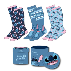STITCH - Head - Pack of 3 Pairs of Socks (Size 36-43) 