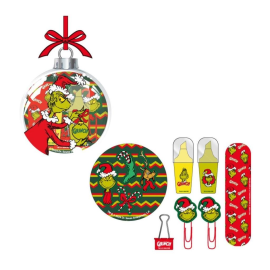 GRINCH - Christmas bauble - Stationery Box - 7 pc. 