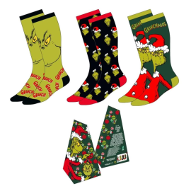 GRINCH - Pack of 3 Pairs of Socks (Size 38-45) 