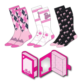 BARBIE - Pack of 3 Pairs of Socks (Size 36-43) 