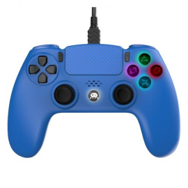 Blue Wired Controller for PS4 with 3M Cable with Jack 