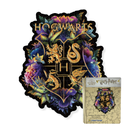 Wooden puzzle - Harry Potter – Hogwarts crest 141 pcs 