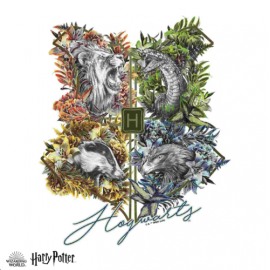 Wooden puzzle - Harry Potter – Hogwarts coat of arms 142 pcs 