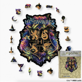Wooden puzzle – Harry Potter - Hogwarts crest 123 pcs 