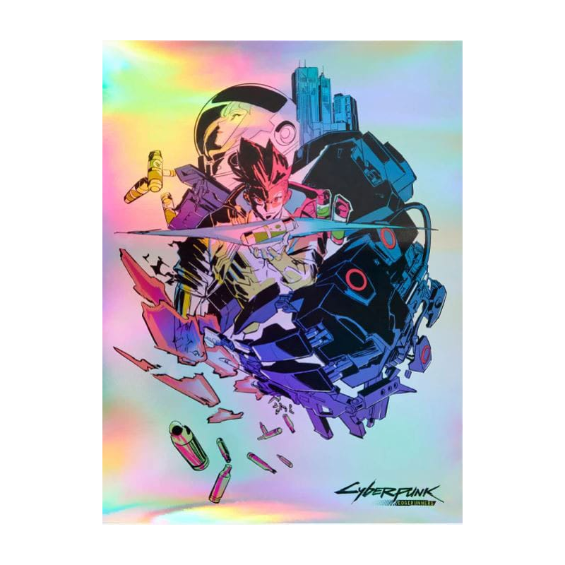 Cyberpunk Edgerunners print Art Print David & Lucy 30 x 40 cm - unframed 