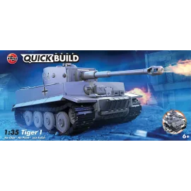 Tiger 1QUICK BUILD No Glue! - No paint! - Just BUILD!NEW TOOLING Model kit 