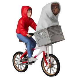ET the extra-terrestrial mini statue Medicom UDF series ET & Elliot Bicycle 9 cm Figurine 