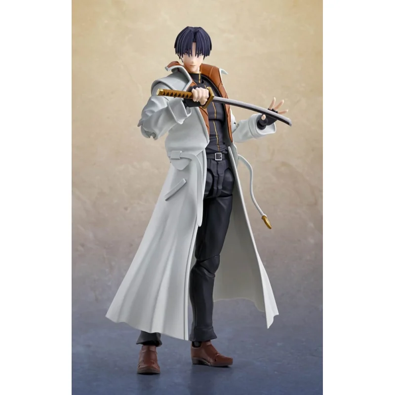 Rurouni Kenshin: Meiji Swordsman Romantic Story figure SH Figuarts Aoshi Shinomori 17 cm