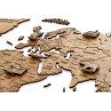 Dark 2D WOODEN WORLD MAP S