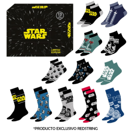 STAR WARS - Gift Box - 12 Pairs of Socks (S 40-46) 