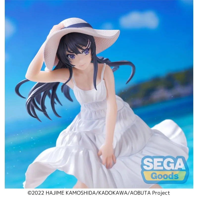 Rascal Does Not Dream of a Bunny Girl Senpai Luminasta PVC statuette Mai Sakurajima Summer Dress 17 cm