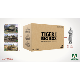 Tiger I Big Box Limited Edition (3 tanks 2 figures) Model kit 