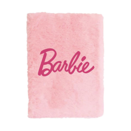 BARBIE - Premium Fur Notebook - A5 Format 