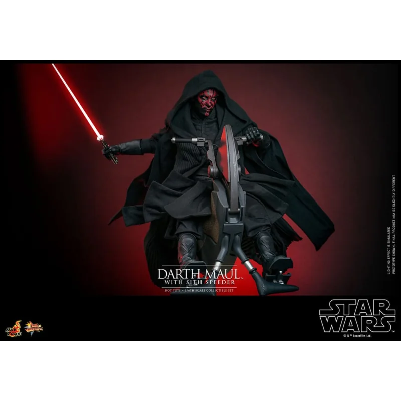 Star Wars Episode I figure Movie Masterpiece 1/6 Darth Maul with Sith Speeder 29 cm