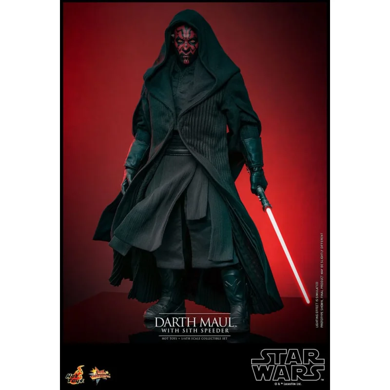 Star Wars Episode I figure Movie Masterpiece 1/6 Darth Maul with Sith Speeder 29 cm