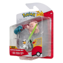 Pokémon pack 3 figures Battle Figure Set Clefairy, Terhal, Palarticho 5 cm