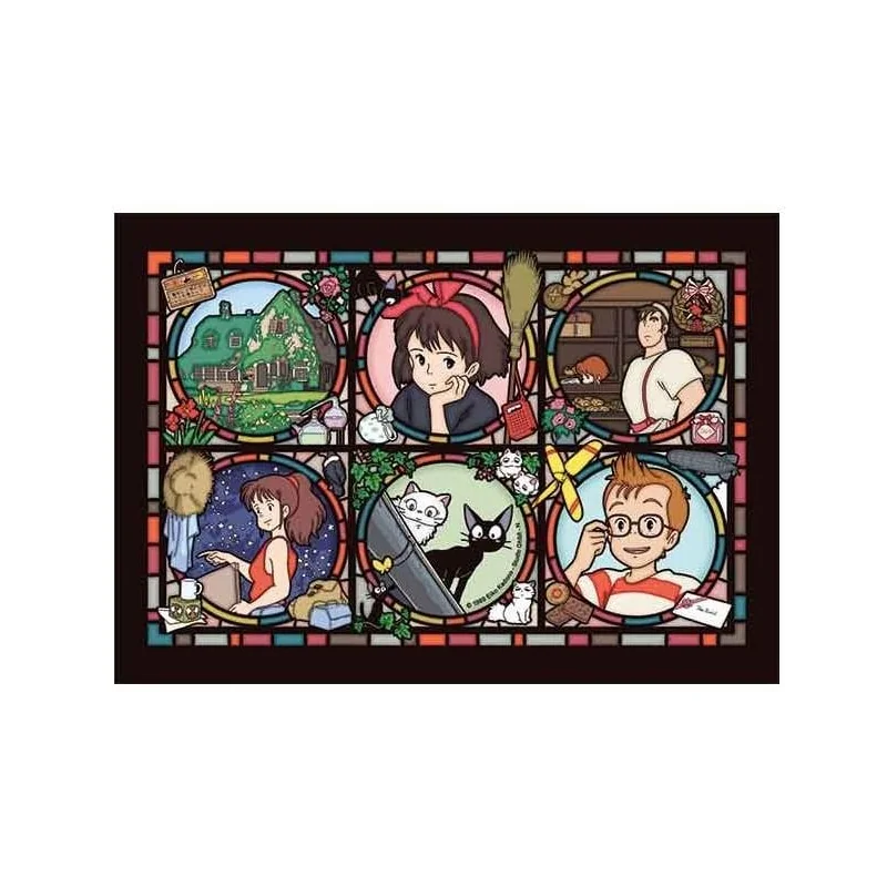 KIKI THE LITTLE WITCH - Characters - 1000P Stained Glass Puzzle