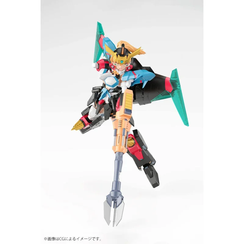 The King of Braves GaoGaiGar figure Plastic Model Kit Cross Frame Girl Star Gaofighgar 19 cm