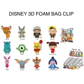 DISNEY - Best Friends Series 20 - 3D Foam Bag Clip (Display 24 Pcs)