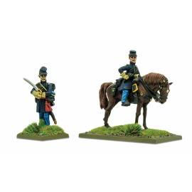 Union Officers Standing (Foot & Mounted) 