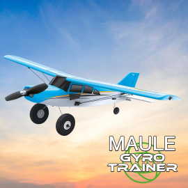 Radio-controlled electric plane MAULE GYRO TRAINER blue Mode 1 RTF 