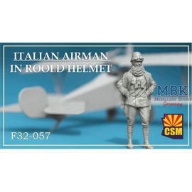 Italian Airman in Roold crash helmet Figure 
