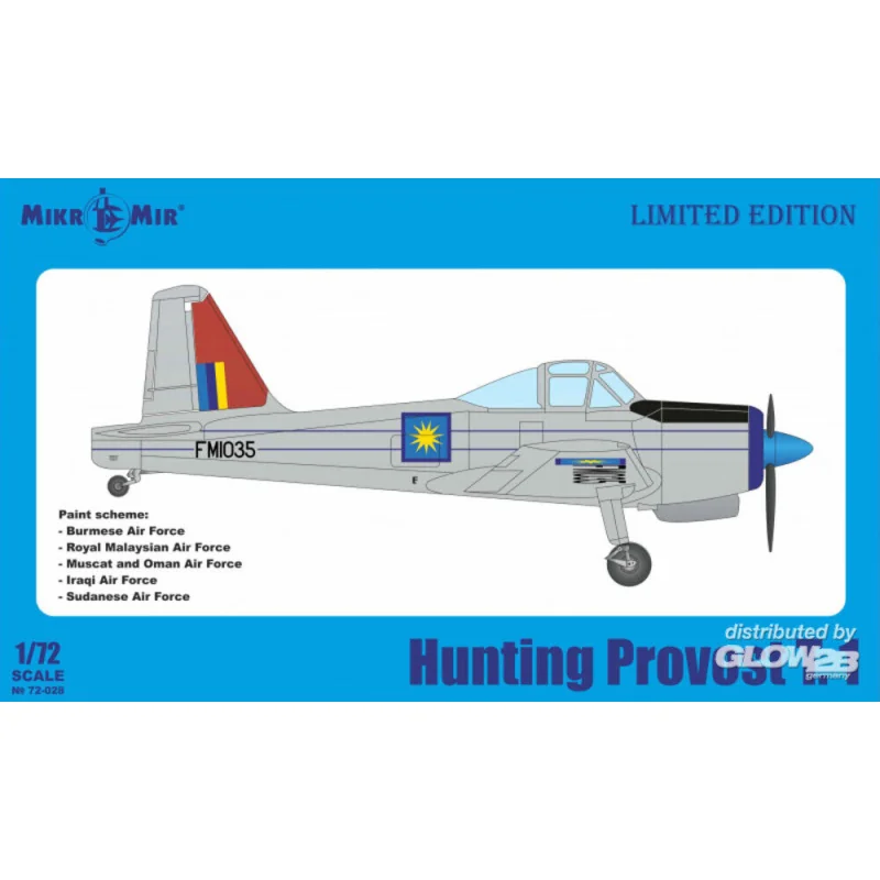 Hunting Provost T.1 (Burmese Air Force, Royal Malaysian Air Force, Iraqi Air Force)