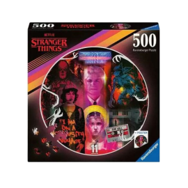 Stranger Things round puzzle Friends Don't Lie (500 pieces) 