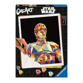 Star Wars paint by numbers set CreArt C-3PO 24 x 30 cm