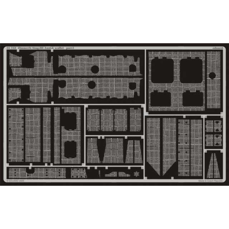 Sturmgeschutz III Ausf.G zimmerit (waffle) (designed to be assembled with model kits from Dragon)