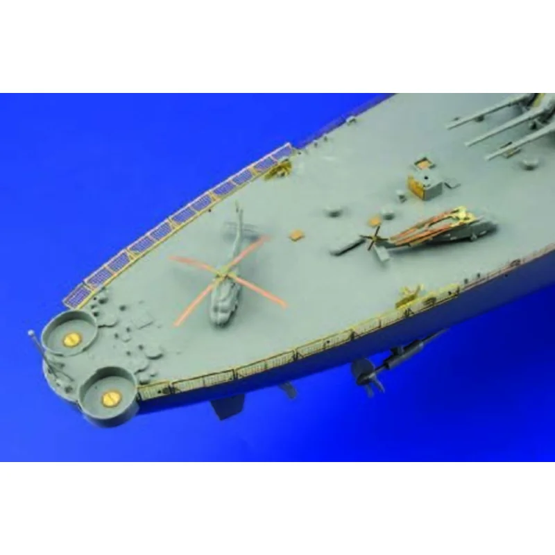 USS New Jersey (designed to be assembled with model kits from Tamiya)