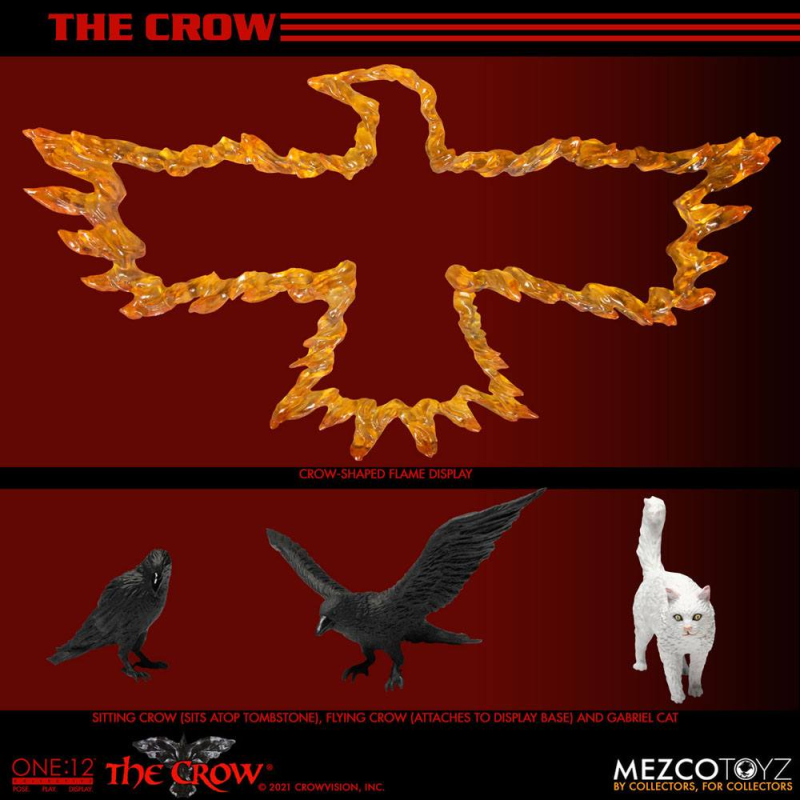The Crow action figure 1/12 Eric Draven 17 cm