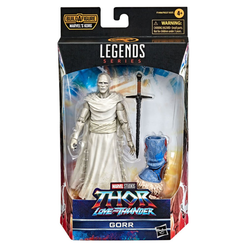 Thor: Love and Thunder Marvel Legends Series Action Figure 2022 Marvel's Korg BAF 2: Gorr 15 cm
