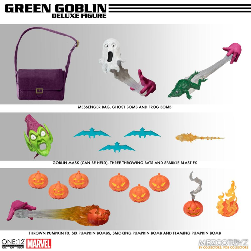 Marvel action figure 1/12 Green Goblin - Deluxe Edition 17 cm