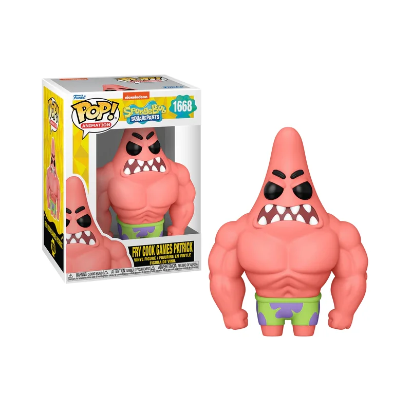 SPONGEBOB - POP Animation No. 1668 - Patrick with muscles