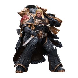 Warhammer The Horus Heresy statue 1/18 Space Wolves Leman Russ Primarch of the VIth Legion 12 cm Figurine 