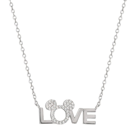 MINNIE - Love - Silver Plated Brass Necklace 