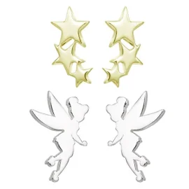 FEE CLOCHETTE - 2 Pairs of Sterling Silver Stud Earrings