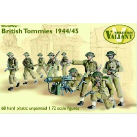 British Infantry 1944-45 Tommies 68 hard plastic figures 