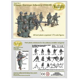 German Infantry 1944-45. 68 hard plastic figures Historical figure