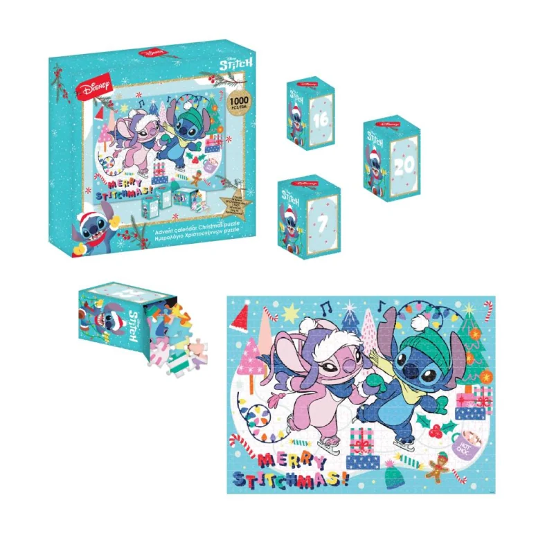 STITCH & ANGEL - Advent Calendar - 1000P Puzzle '50x70cm'